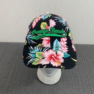 Orange Beach Alabama Baseball Hat Unisex Adjustable Floral Strapback Surf Style